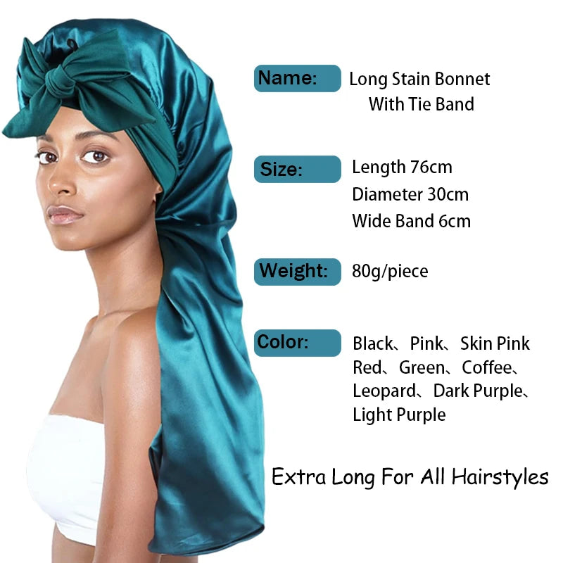 Satin Bonnet For Long Hair