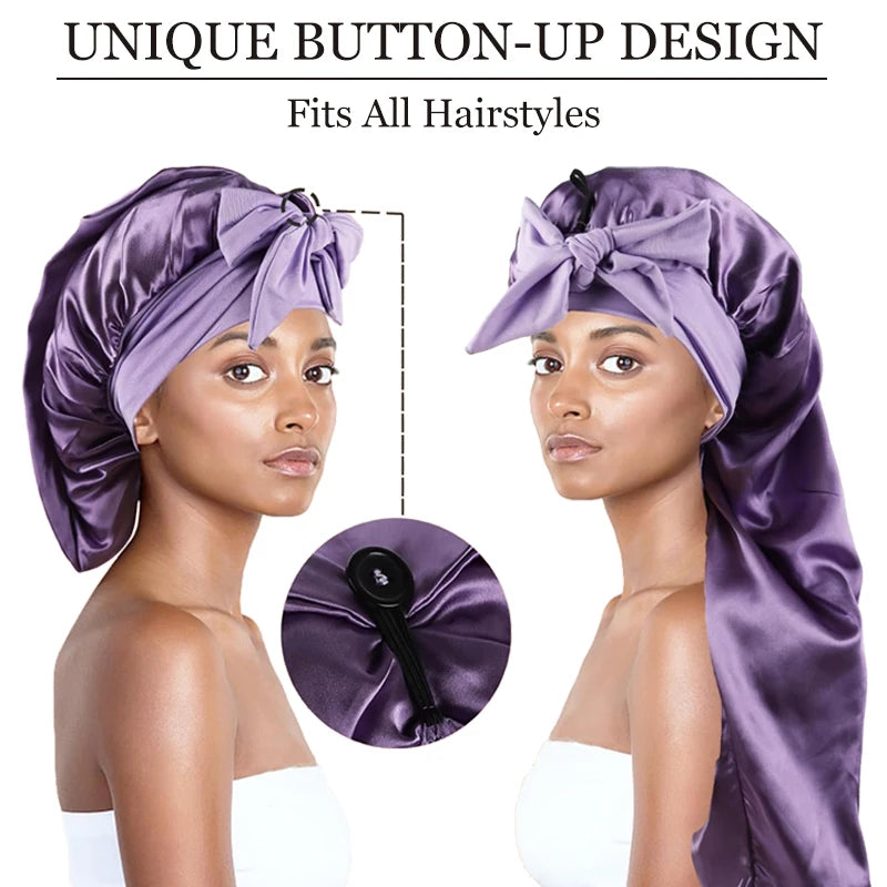 Satin Bonnet For Long Hair